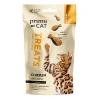 PrimaCat Softy Treats con Pollo ed Erba gatta Snack per gatto - Set % 4 x 50 g