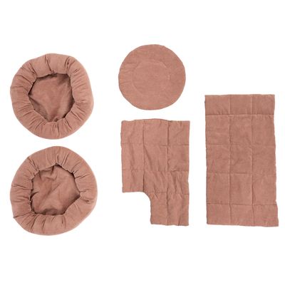Natural Paradise Ersatzteile Magnolia XL Plus Kissen-Set: Altrosa, Kord