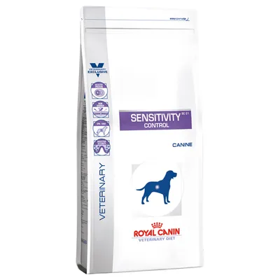Royal Canin Veterinary Diet Sensitivity Control SC 21 Canine. Specialfoder för hundar med känslig matsmältning. Innehåller EPA/DHA, stödjer hudhälsa och matsmältning.