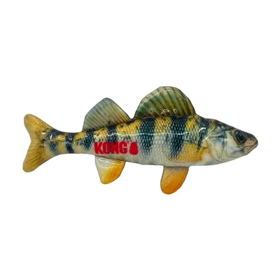 KONG Wasserspielzeug Wild Shieldz Barsch - L 28 x B 5 x H 7,6 cm (Größe M)