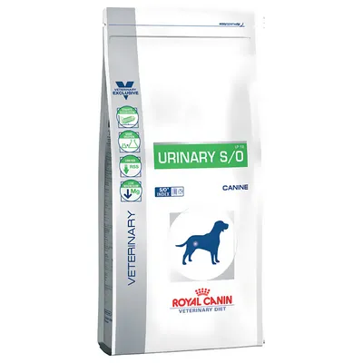Royal Canin Veterinary Diet Urinary S/O Canine, Futter für Hunde mit niedrigem RSS-Wert und reduziertem Magnesiumgehalt. S/O Index zur Unterstützung der Harnwege.