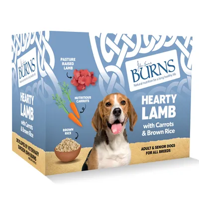 Burns Hearty Lamb, Vegetables & Brown Rice - 6 x 395g Burns Hearty Lamb, Vegetables & Brown Rice - 6 x 395g