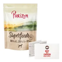 Purizon Superfoods Rind mit Huhn, Erbsen und Äpfeln - 100 g