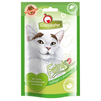 Set prova! GranataPet Feinis Snack per gatto 3 gusti assortiti