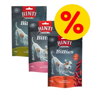 Blandpack 12 x 100 g: 3 sorters RINTI Extra Bitties! 12 x 100 g (3 sorter)