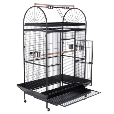 Klec pro papoušky Caesar - D 123 x Š 82 x V 178 cm (2 balíky*)