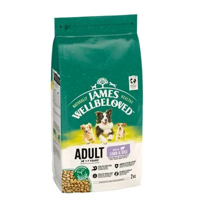 James Wellbeloved Adult Dog Hypoallergenic Lam & Rijst Hondenvoer