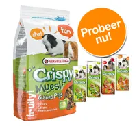 Crispy Muesli Cavia + Sticks voor een Speciale Prijs - 2,75 kg