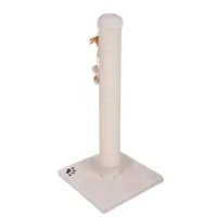 Poste para gatos XXL con huella - Crema