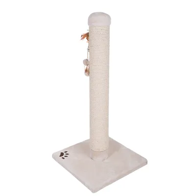 Poste para gatos XXL con huella - Crema