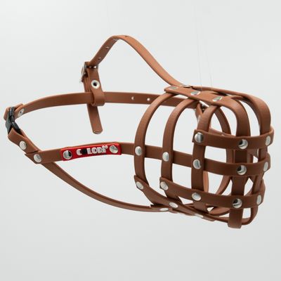 COLORI® 2.0 Bozal para perros medianos M, marrón claro