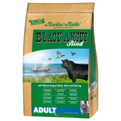 Markus Mühle Black Angus -säästöpakkaus 2 x 15 kg - mix: Red Deer & Black Angus