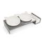 CanadianCat Company fôringsbar Cat Diner Metall: 2 x 250 ml, Ø 15 cm