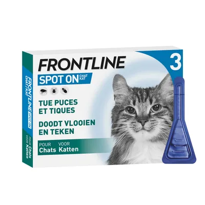 Frontline® Spot On pour chats - 3 pipettes x 0,5 ml