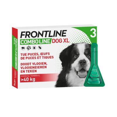 Frontline® Combo Spot-on chien taille XL : 3 pipettes de 4,02 ml