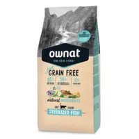Ownat Cat Just Grain Free Sterilised Fish - 2 x 8 kg - Pack Ahorro