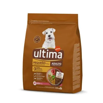 Ultima Hond Mini Volwassen Rundvlees - 2,5 kg