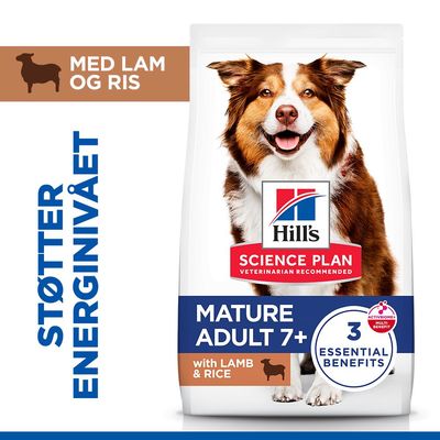 Hill's Science Plan Mature Adult 7+ Medium med lam & ris