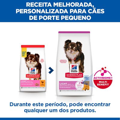 Hill's  Science Plan Adult 1-6 Light Small & Mini com frango