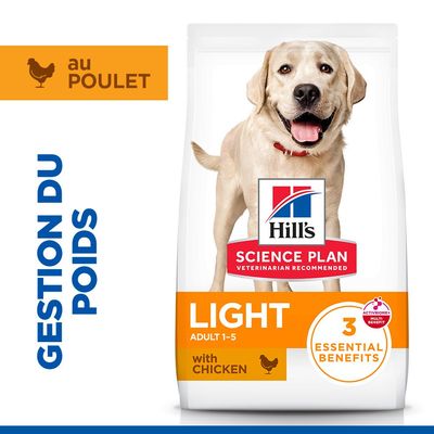 Hill's Science Plan Adult 1-5 Light Large poulet pour chien