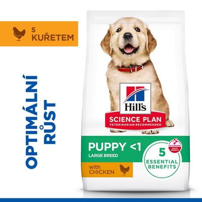Hill's Science Plan Puppy <1 Large s kuracím