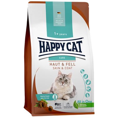 Happy Cat Care, skóra i sierść 1,3 kg