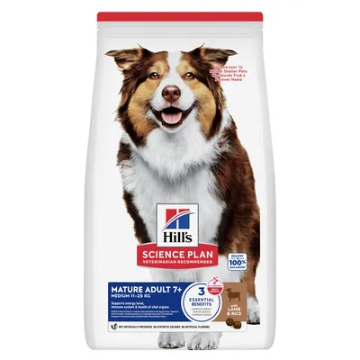 Hill's Science Plan Mature Adult Medium met Lam & Rijst - 14 kg