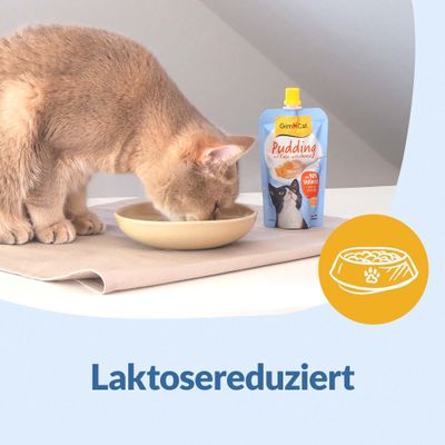 GimCat Pudding für Katzen - mit Käse (100 g)