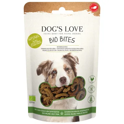 Dog´s Love Bio Bites mit Bio-Geflügel - 150 g