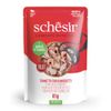 Schesir Complete Voeding filet in gelei 6 x 85 g Tonijn met garnalen