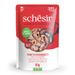 Schesir Complete Voeding filet in gelei 6 x 85 g Tonijn met garnalen