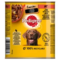 Pedigree Classic 12 x 800 g - Vacuno y zanahorias en salsa