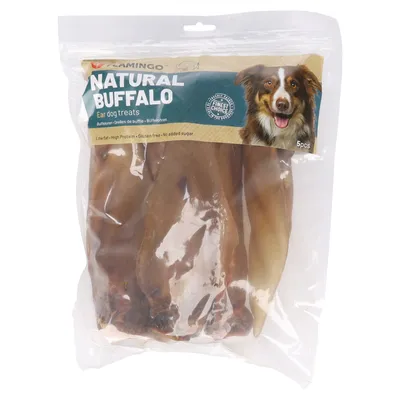 Flamingo Nature Snack, bawole uszy - 5 szt.