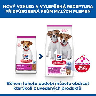 Hill`s Science Plan Puppy Small & Mini jahňacie s ryžou