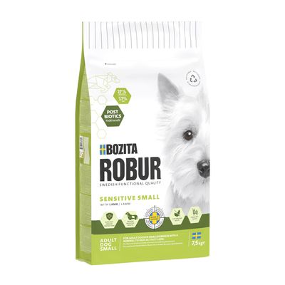 Bozita Robur Adult Small Breed Sensitive agneau 7,5 kg
