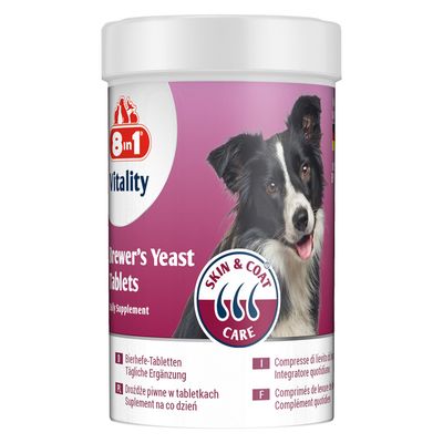 Comprimés 8in1 Vitality à la levure de bière pour chien 260 comprimés