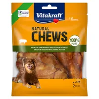 Vitakraft Natural Chews přírodní vepřové uši - 2 kusy (44 g)
