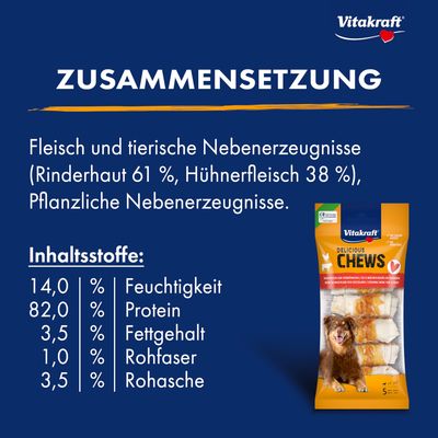 Vitakraft Delicious Chews жевательные узелки S