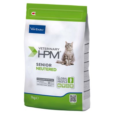 Virbac Veterinary HPM Senior Neutered Cat Sparpack: 2 x 7 kg
