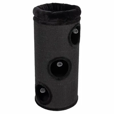 Diogenes XL Scratching Barrel Black - 100cm - Black