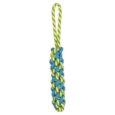 Jouet Flamingo Tofla corde à tirer avec boucle pour chien Taille S : L 38 x l 5 x H 5 cm
