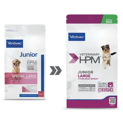 Virbac Veterinary HPM Junior Dog Special Large - 12 kg