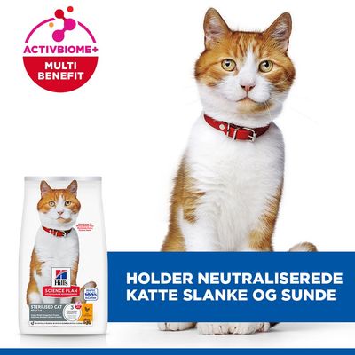 Hill's Science Plan Adult Sterilised Kylling - 10 kg