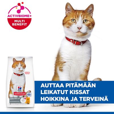 Hill's Science Plan Sterilised Cat Adult 1-6 kana - 10 kg