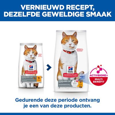 Hill's Science Plan Adult Sterilised poulet pour chat