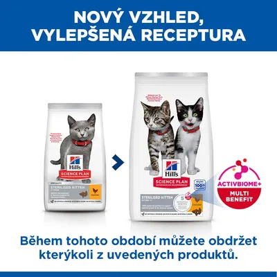 Hill's Science Plan Sterilised Kitten <1 Chicken - 2 x 10 kg