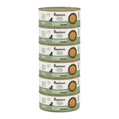 Applaws Puppy Taste Toppers in Brühe 6 x 156 g - Hähnchenbrust mit Gemüse Applaws Puppy Taste Toppers in Brühe 6 x 156 g - Hähnchenbrust mit Gemüse