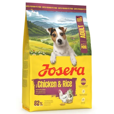 Josera Mini Adult poulet et riz - 3 kg Josera Mini Adult poulet et riz - 3 kg