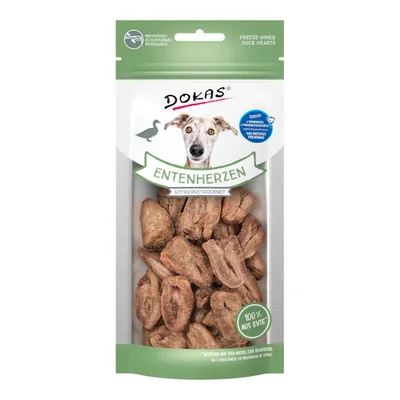 Dokas gevriesdroogde eendenharten - 22 g