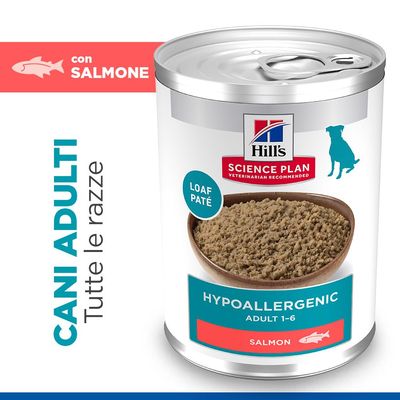 Hill's Science Plan Adult Hypoallergenic con Salmone umido cane